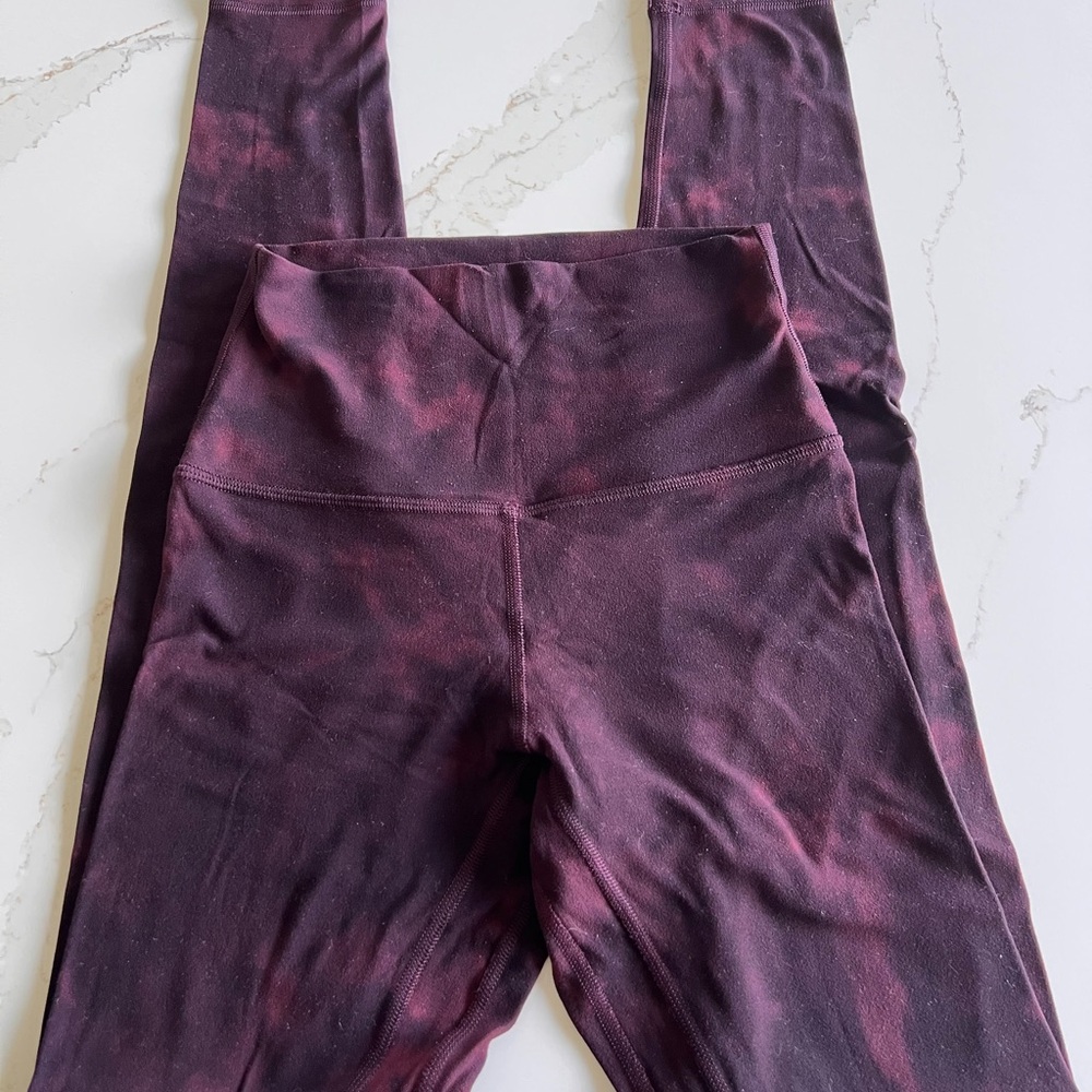 lululemon athletica High-Rise Leggings in Deep Wine/Plum - Picture 2 of 7